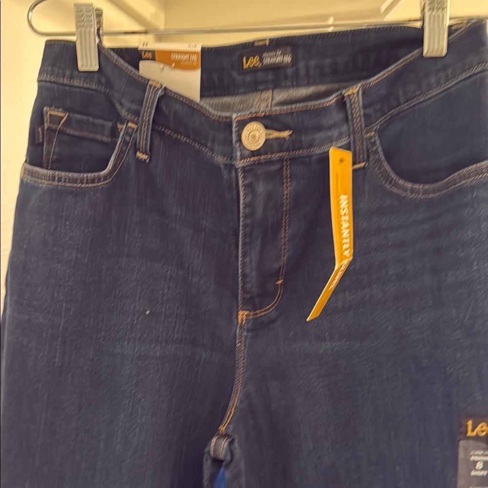 Lee Blue Straight Leg Jeans